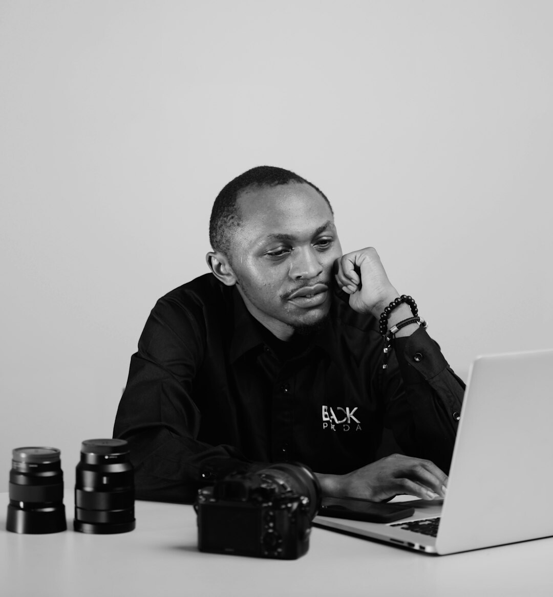 Studio portrait of a man journalism trainer